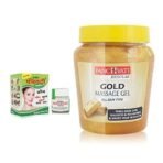 Panchvati Herbals Acne Cream 10 gm, & Gold Face Massage Gel 500 gm,Removes pimple,Heals & soothes dry skin,skin moisturizer,educes redness & inflammation - Image 2