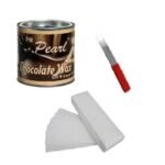 PMPEARL Waxing Kit/Wax Kit Combo Kit Includes (Wax Heater + WAX + WAX Strips + WAX Knife) (Chocolate.) - Fast UK Delivery