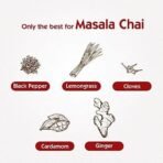 Society Tea Masala Chai | 250 g Jar | Pack of 2 | Made with Cardamom Ginger Cloves Black Pepper and Lemongrass | Classic Masala Tea - Fast Shipping to USA & Canada - Image 4