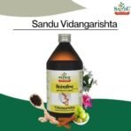 Sandu Vidangarishta | Ayurvedic Medicine For Intestinal Worms |Liquid| 200 ml - Fast UK Delivery - Image 3
