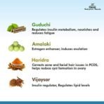 Charak Pharma Hyponidd Tablet for Hormonal Balance in PCOS and Diabetes | Regulate Hormones For Better Cycle | Contains Herbs Guduchi, Amlaki, Haridra, Vijaysar - 30 Tablets X 3 - Fast UK Delivery - Image 4