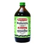 Baidyanath Mustakarishta Syrup for Diarrhoea, Dysentery | Improve Appetite - 450 Ml - Fast UK Delivery
