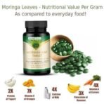 Herbal Canada Organic Moringa Leaf Tablets | Energize, Boost Immunity | Enhance Wellness with 120 Vegan Tablets | Non-GMO & Gluten-Free - Fast UK Delivery - Image 4