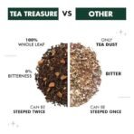Tea Treasure Lemon tulsi Green Tea - Antioxidants Rich, Immunity Booster Detox Tea - 1 Teabox (25 Pyramid Tea Bags) - Fast UK Delivery - Image 4