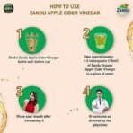 Zandu Organic Apple Cider with Mother of Vinegar 500 ml - Fast UK Delivery - Image 6