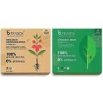 Teabox Organic Ashwagandha Green Tea 25 Teabags & Teabox Organic Green Mint Tea 25 Teabags - Fast UK Delivery - Image 2