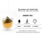 Tea Treasure Moringa Green Tea Bags | Moringa Tea | Moringa Green Tea | Improves Skin Health | Helps in Digestion | Boosts Metabolism (10 Pyramid Tea Bags) - Fast UK Delivery - Image 5