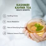 Tea Treasure Kahwa Green Tea, Antioxidants Rich Desi Kahwa Detox Pyramid Tea Bags, 18 Count - Fast UK Delivery - Image 4