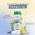 Medimix Ayurvedic Anti-Dandruff & Scalp Treatment Shampoo For Healthy, Dandruff-free Hair 400ml | Infused with Thyme Oil & Rosemary | Natural | Paraben-free | SLES-free | Silicone-free | 100% Vegan - Fast UK Delivery - Image 5