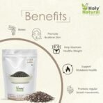 Holy Natural Chia Seeds 100gm | Healthy Diet Seeds For Eating | Use for salad, snack, smoothies, shack | Help in weight loss | Rich in Calcium, Protien, Fiber & Omega 3 - Image 5
