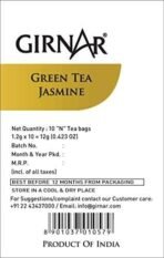 Girnar Green Tea with Jasmine (10 Tea Bags) - Fast UK Delivery - Image 4