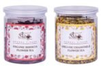 The Indian Chai - Organic Chamomile Flower Tea and Organic Hibiscus Flower Tea Combo, 50 grams Each, Herbal Tea, Caffeine Free - Fast UK Delivery - Image 2
