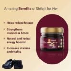 KRISHNA'S HERBAL & AYURVEDA 100% Pure Shilajit Resin for Women's, Boost Performance, Energy, Stamina, Endurance, Strength & Overall Wellbeing - 20 gm (Pack of 1) - Fast UK Delivery - Image 3