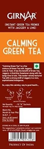 Girnar Instant Premix Calming Green Tea - Instant, 100 G - Fast UK Delivery - Image 5