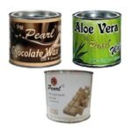 PMPEARL Wax Combo -Chocolate Wax For Hair Removal + Aloe Vera + White Chocolate Hair Removal Wax (600 gm) x 3 pcs - Fast UK Delivery