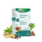 Zandu Desi Detox Kahwa: Use the Power of Green Tea & Other Valuable Ingredients to Give your Health a Boost of Antioxidants | Metabolism Booster & Natural Detoxifier | Supports Overall Health & Well-being (25 Tea bags) - Image 2