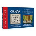 Girnar Instant Tea Premix Low Sugar Variety Pack(15 Sachets) - Fast UK Delivery