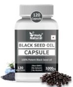 Holy Natural Black Seed Oil Capsule - 120 Softgel Caps - Fast UK Delivery - Image 2