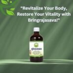 Basic Ayurveda Bhringrajasava Certified Organic 100% Natural & Pure Herbs | Ayurvedic Supplements Especially Related To Hair, Liver, Cough Health And Overall Well-Being- 450 Ml (Pack Of 3) - Fast UK Delivery - Image 3
