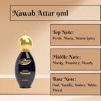 Girnar Nawab Attar 9ml | Non-Alcoholic Premium Concentrated Perfume | Fresh, Mossy, Warm Spicy, Musky, Oud & Vanilla Scent - Fast UK Delivery - Image 4