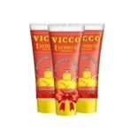 Vicco Turmeric Skin Cream | 100% Natural Ayurvedic Relief with Turmeric & Sandalwood Oil for Glowing, Even-Toned Skin | Suitable for All Skin Types [50gm Each | Pack of 3] - Image 2
