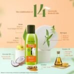 Trichup Ayurvedic Hair Fall Control Oil | No Mineral & Paraben- Pack of 3 x 200ml - Fast UK Delivery - Image 4