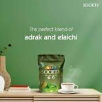 Society Elaichi Adrak Chai | 250 g Pouch | Pack of 1 | Society Tea | Ginger & Cardamom | Refreshing & Tasteful | All Natural Ingredients | No preservatives - Fast Shipping to USA & Canada - Image 5