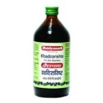 Baidyanath Asli Ayurved Khadirarishta | Ayurvedic Syrup For Skin Disorders | Blood Purifier, 450 Ml