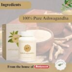 Baidyanath Jhansi Ayurvedant Ashwagandha 60 tablets for Control Stress, Improves Vitality and Muscle Strength - Fast UK Delivery - Image 2
