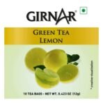 Girnar Green Tea with Lemon (10 Tea Bags) - Fast UK Delivery - Image 6