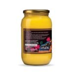 JIVIKA NATURALS Premium A2 Gir Cow Ghee 1Ltr|A2 Milk Tested|Vedic Bilona Method|Lab Tested|Pure Desi Cow Ghee|Hand Churned Two-Way Direction|Churned From Curd|Pure Ghee|Danedar|Glass Jar,1.1 Kilograms - Fast Shipping to USA & Canada - Image 3