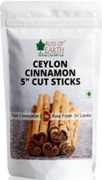 Bliss of Earth 100gm Ceylon Cinnamon (Dalchini) 5" Cut Sticks True Cinnamon Raw From Sri Lanka Original Great for Cooking and Health - Fast UK Delivery - Image 2