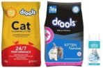 Drools Kitten, Ocean Fish - 4kg (3kg + 1kg Free Food Inside) & Drools Clumping Lavender Fragrance Cat Litter (for Multiple Cats), 5kg & Drools Complete Cat Care Shampoo, 200ml - Fast UK Delivery - Image 2