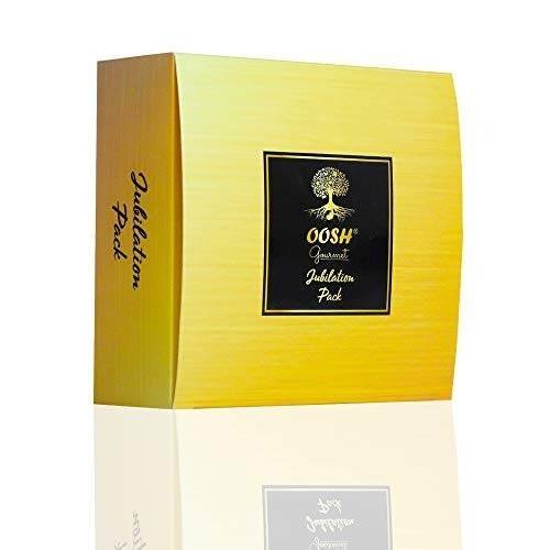 uk41egAfeqTCL-1.jpg OOSH Gourmet's Immunity Enhancing Gift Pack of Ayurvedic Kadha 50g, Golden Turmeric Milk Latte 50g, Saffron 1g & Detox Tea 50g | Gift of Health for Your Loved Ones (151g) - Fast UK Delivery - Image 1