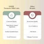OOSH Gourmet's Immunity Boosting Golden Turmeric Milk Latte / Haldi Milk Powder | Reusable Air Tight Tin Packaging (200g) - Fast UK Delivery - Image 6