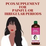 VEDIC ROOTS Ayurvedic Women Health & PCOS PCOD Periods Care Tonic | Leucorrhoea,White Discharge,Irregular Periods Medicine | Periods Pain Body Ache Relief | AYUSH Approved - 500 ML - Fast UK Delivery - Image 6