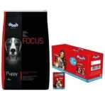 Drools Adult Wet Dog Food, Real Chicken and Chicken Liver Chunks in Gravy, 15 Pouches (15 x 150g)+ Drools Focus Puppy Super Premium Dog Food (1.2Kg),1.2 g (Pack of 1) - Fast UK Delivery - Image 2