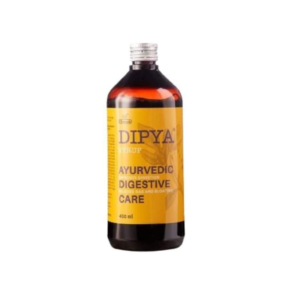 uk41firkehV3L-1.jpg Charak Dipya Syrup - Ayurvedic Digestive Care Syrup | Syrup For Digestion Acidity Gas and Bloating Ayurvedic Tonic, boosts digestive immunity Stomach Pain - Acidity, Indigestion (450ml -Pack of 1) - Fast UK Delivery - Image 1