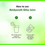Baidyanath Jhansi | Giloy Juice1 Ltr |Natural Immunity Booster |Pure, Natural and 100% Ayurvedic Juice|| Safe for Diabetic| No Added Sugar|Giloy Juice - Fast UK Delivery - Image 2