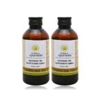 Kerala Ayurveda Mahanarayana Thailam - 200 ml | Ayurvedic Oil for Muscle Soreness & Stiffness | Increases Flexibility in Joints & Relieves Pain | Tel Massage Oil | Strengthens Muscles (Pack of 2) - Fast UK Delivery - Image 2