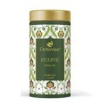 Octavius Jasmine Green Tea Tin Can |Supports Weight Loss | Detox Tea | Antioxidant Rich | Highly recommended by dieticians | Pleasant Aroma and Tonic Effect | 75 Gms (40 Cups) - Fast UK Delivery - Image 2