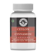 Holy Natural Ceylon Cinnamon Capsules - 120 Capsules (600mg /Cap) - Image 2