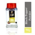 OOSH Gourmet's Combo of Black Pepper Powder 50g , Cinnamon Powder 50g & Garam Masala 50g | Sieve Jar Packaging | Cooking Essential - Fast UK Delivery - Image 3