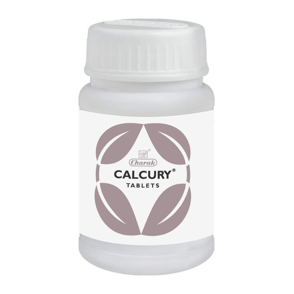 uk41hRLLYNq6L-1.jpg Charak Calcury Tablet - Herbal Therapy To Facilitate Passage Of Urinary Stones (pack of 3) - Fast UK Delivery - Image 1