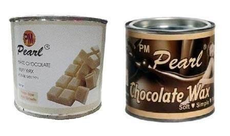 uk41hSg44-6dL-1.jpg PMPEARL Wax Combo -Chocolate Wax For Hair Removal (600 gm) + White Chocolate Wax (600 gm) - Fast UK Delivery - Image 1