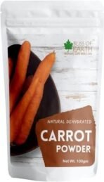 Bliss of Earth Carrot Powder All Natural Dehydrated, Pure, Freshly Ground, and Delicious Great for Juice, Cooking, Soup, Baking & Skin 100gm - Image 2