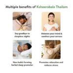 Kerala Ayurveda Ksheerabala Thailam 450ml| Foot Massage Oil | For Relaxation and Sleep | Destress, Rejuvenate & Relax | Non-Habit Forming Herbal Sleep Promoter | With Bala, Cows Milk in Sesame Oil | - Fast UK Delivery - Image 4