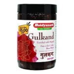 Baidyanath Gulkand Gummy Enriched with Prawal Sun-cooked Indian (Rose Petal Jam) - 400gram - Fast UK Delivery