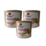 PMPEARL Gold Hair Removal Wax (600 gm) - 3 pcs - Fast UK Delivery