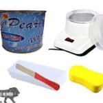 PMPEARL Waxing Kit Combo (Wax Heater + D-Tan Wax (600 gm) + Wax Strips (30) + Wax Spatula + Sponge) - Fast UK Delivery